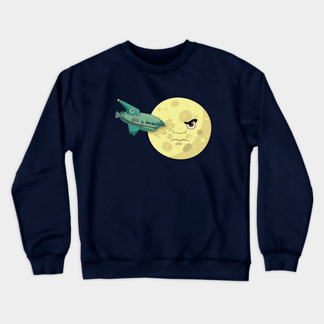 Le Voyage dans la Lune Crewneck Sweatshirt by santymartinez8